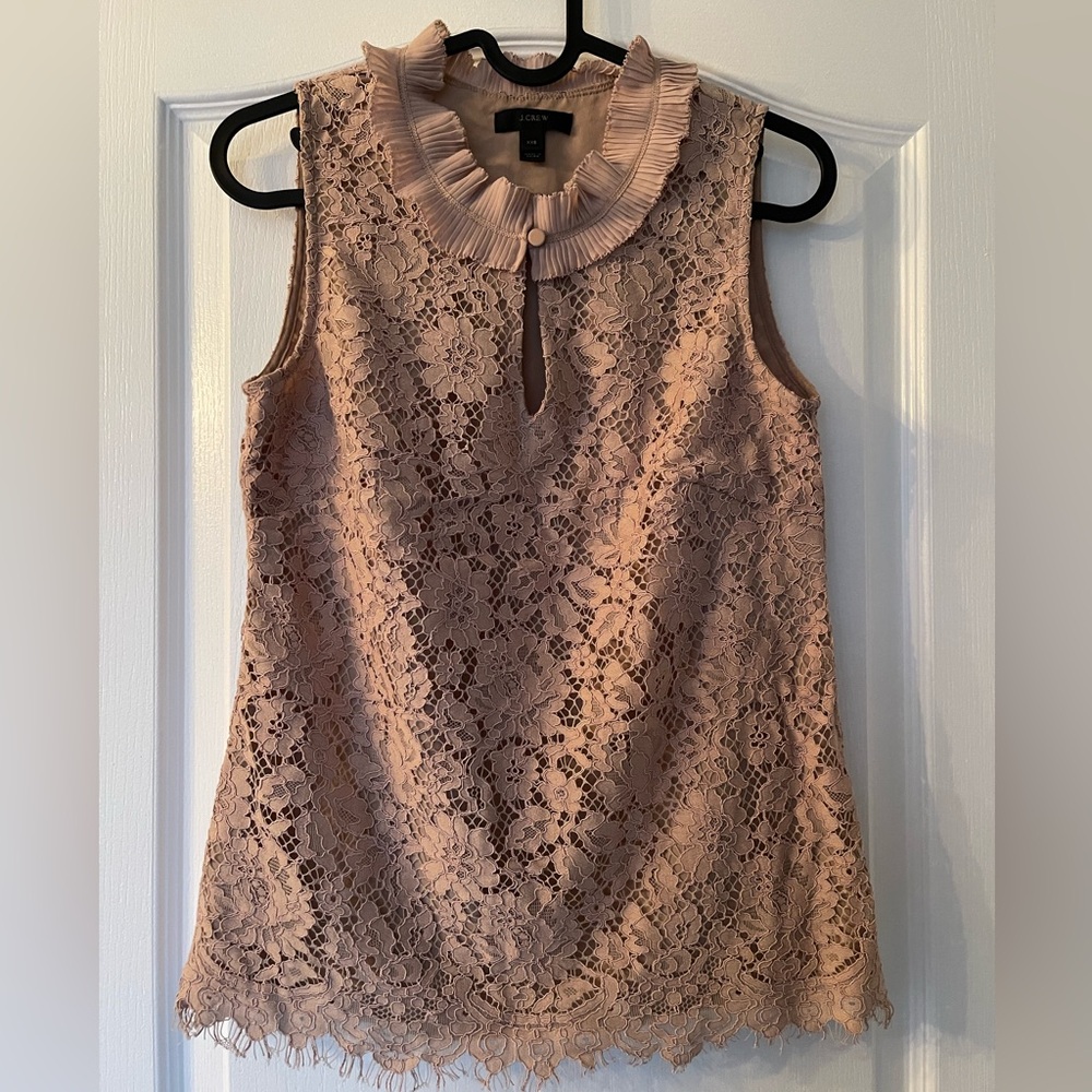 JCrew lace top, xxs